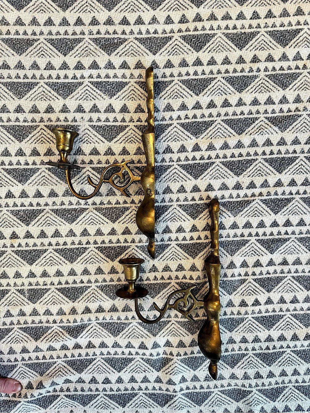 Real Brass Candle Sconces From India